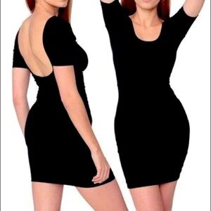 American Apparel Black Bodycon dress size Large